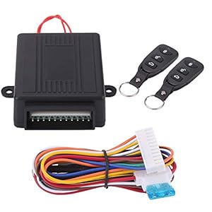 Zentralverriegelung Keyless Entry System 80 Meter 12V Universal Autotürschloss mit Kofferraumfreigabe Remote Central Control Box Kit