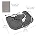 Pure Enrichment PureRelief Neck & Shoulder Heating Pad - 4 Heat Settings, Auto Shut-Off, Universal Fit, Magnet Closure, Soft Micromink, Storage Bag, 5-Year Warranty, Machine Wash (Charcoal Gray)