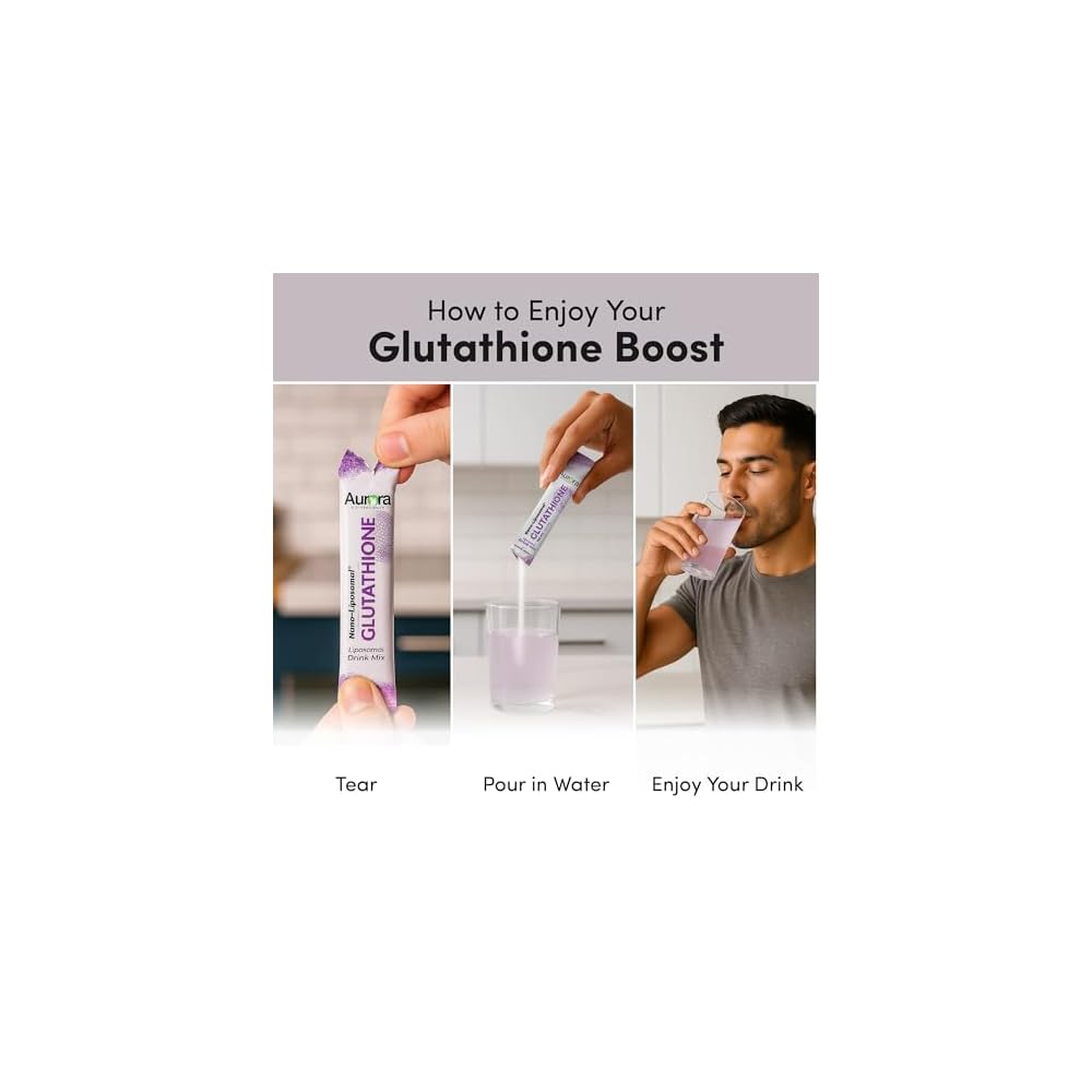 Aurora Nutrascience Nano-Liposomal Glutathione Drink Jordan | Ubuy