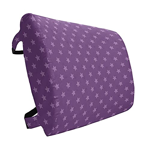 Ambesonne Star Lumbar Pillow, Simplistic Purple Color Palette Monochromatic Design