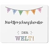 JUNIWORDS Mauspad Mousepad, Bester Marktforschungsberater der Welt (5709925)