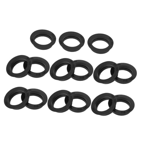MAGICLULU Universal 15pcs Parking Sensor Sealing Rings with Base for Car Reversing Radar, Waterproof Reverse Sensor Gaskets and Spacer Rings for Rear Bumper Installation