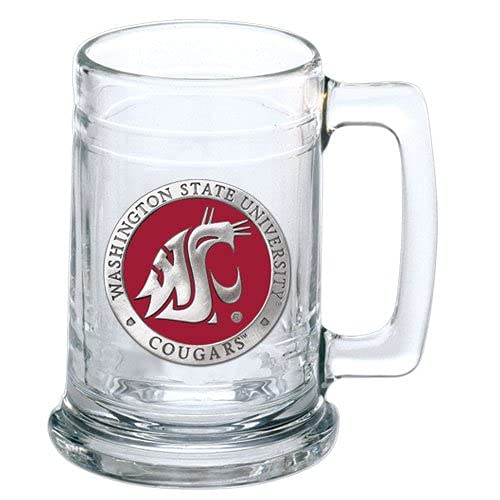 Heritage Pewter Washington State Beer Stein Glass