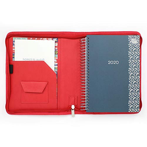 (EN ITALIANO) Boxclever Press 2019/2020 Vita dì per dì con funda de piel sintética. Agenda académica semanal con grande espacio para cada...