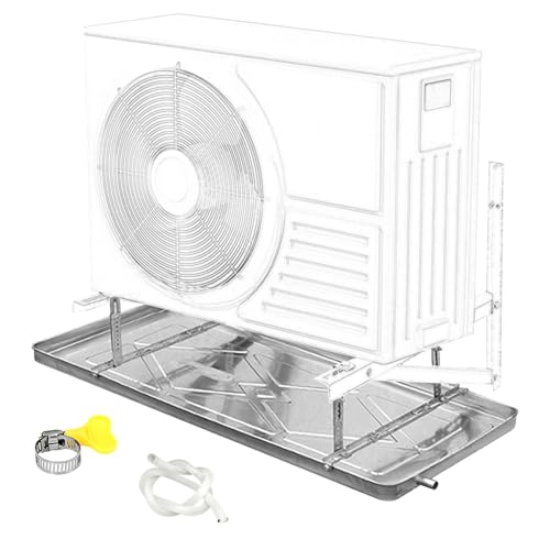 Bac de récupération pour climatiseur portable : stop aux infiltrations avec vidange inox