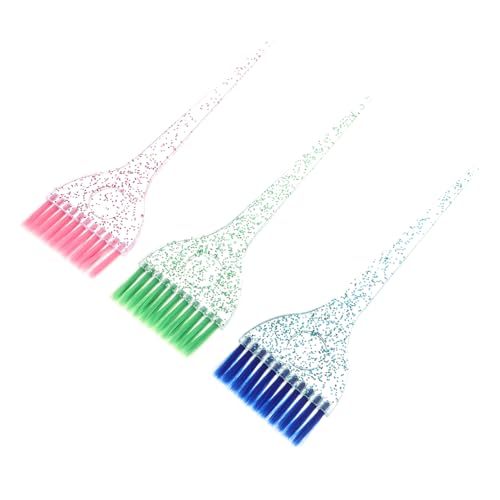 DEARMAMY 1 Juego Cepillo Para Teñir El Cabello Herramientas Clave Peluquería Salón Tinte Coloración Cepillo Para Teñir El Cabello Cepillo Para Resaltar Cepillo Para Teñir El Cabello 3 piezas