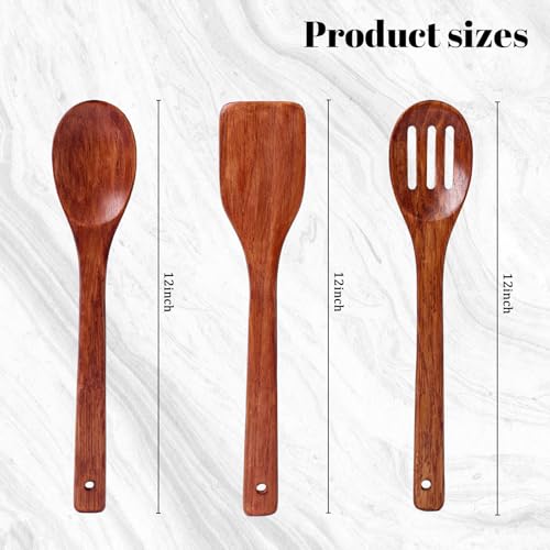 Hansgo 3Pcs Wooden Cooking Spatulas thumb #1