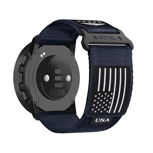 Nylon Correa para Suunto Ocean Correa de Reloj, Aiustables Transpirables Suave Elastico NailonTrenzado Bandas Deportivas de Repuesto Compatible con Suunto Ocean pulsera (4)