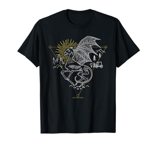 Harry Potter Thestral Line Art T-Shirt