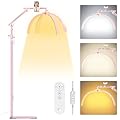 LIONVISON Half Moon Lash Lighting: LED Lash Lamp for Eyelash - 2nd Adjustable Brightness Warm to Cool Esthetician Light for Lash Artist Tattoo Salon