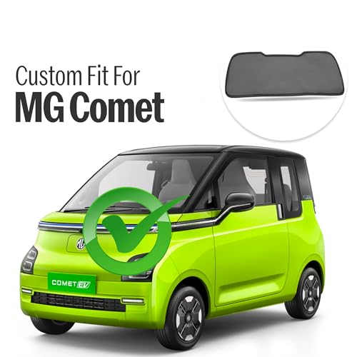 Image of Autofact Dicky Curtain for MG Comet | Custom Fit Rear Windshield Sunshade | UV & Heat Protection | Foldable Mesh | Privacy & Cooling Car Accessory