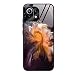 Produktbild MAOGE Hülle für Xiaomi 11 Lite 5G NE/Xiaomi Mi 11 Lite (4G/5G), Ultradünne Gehärtetem Glas & Weich Silikon TPU Handyhülle Glänzend Marmor Case Stoßfest Schutzhülle, Schwarzer Sternenhimmel