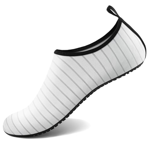 Image of Homitem Water Shoes for Women Men Aqua Socks Swim Beach Pool River Slip-On Barefoot Quick-Dry Vacation Cruise Essentials Accessories for Yoga Kayak Sports
