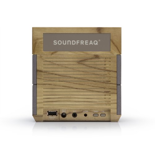 Soundfreaq Sound Rise Wood + Taupe (Sfq-08Wt) Wireless Bluetooth Speaker + Alarm Clock With Fm Radio And Usb Charger #TOP3