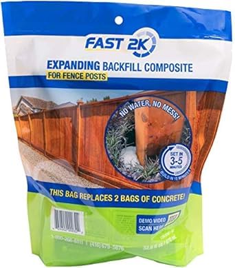 Fast 2K Fence Post Mix and Concrete Alternative