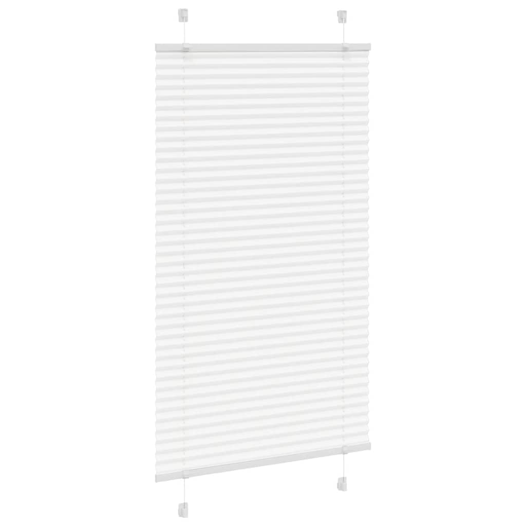 Tenda plissettata antracite, 40 x 100 cm, larghezza tessuto 39,4 cm, poliestere per finestre con protezione solare e sguardi indiscreti, larghezza pieghe, poliestere 40 x 100 cm