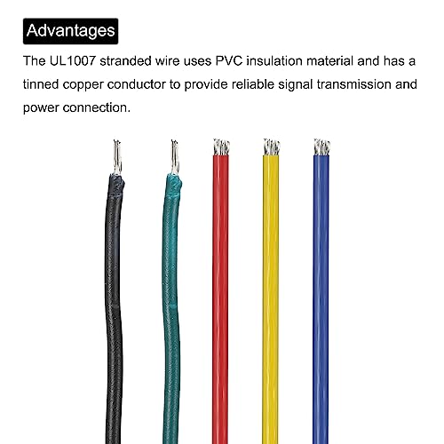 Fil électrique 24 AWG de qualité supérieure en cuivre étamé isolant - 4