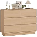 HOMCOM Aparador con 6 Cajones, 120x38x86 cm