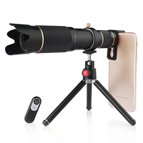 WQYRLJ 36X Telephoto Phone Camera Lens Universal Phone Telephoto Lens Tripod with Fashion Design And Feels Great Gift Telescope Monocular