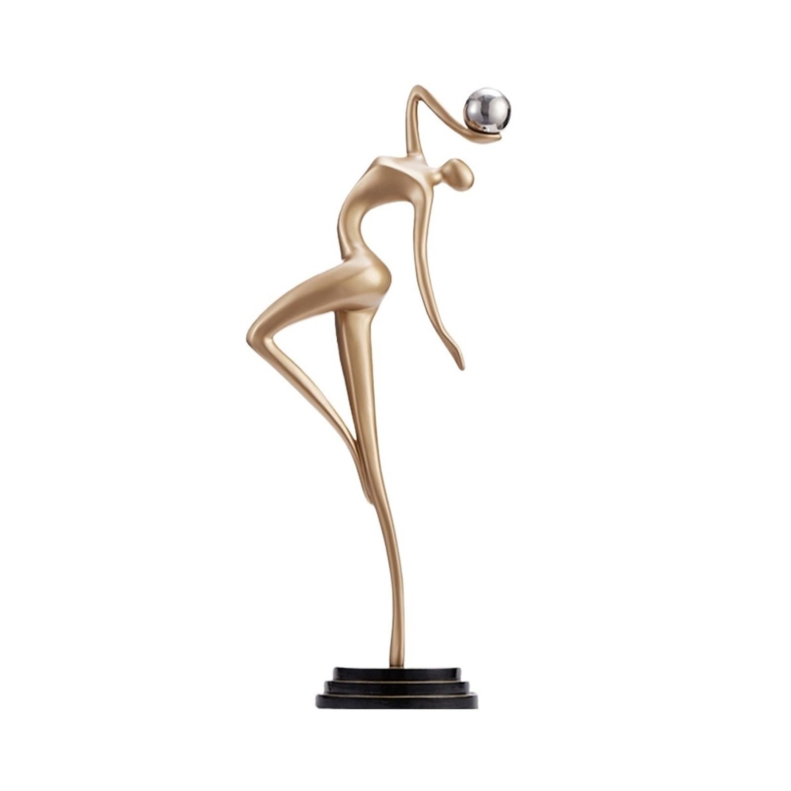 QINGGANG-0224 Desktop Decorations Living Room Entrance Hall Decorative Ornaments,Indoor Floor-standing Abstract Art Figure Sculptures