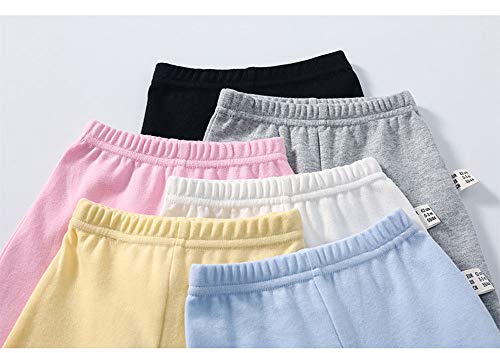 ZiweiStar Unisex-Baby Girls Boys Cotton Soild Color Footed Pants Pringting Casual Leggings 0-12 Months3