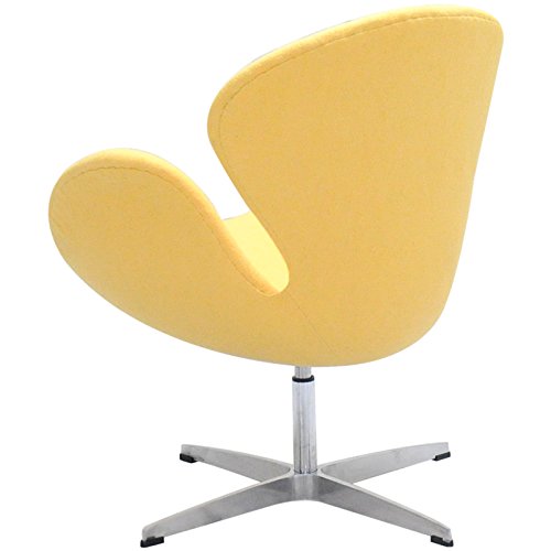 Amazon｜スワンチェア ファブリック仕様 色イエロー アルネヤコブセン