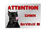  plaque attention chien cane corso en métal 29 x 20 cm env réf 57