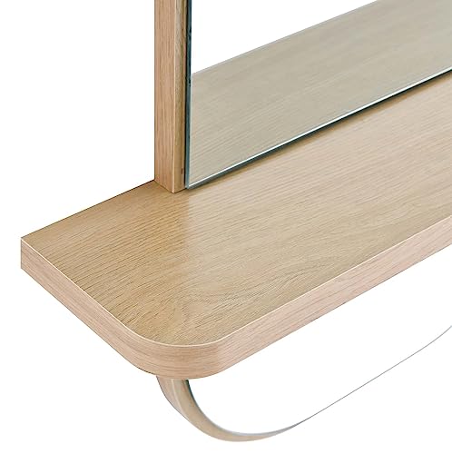 Modway EEI-6349-OAK Solstice Mirror, Oak thumb #3