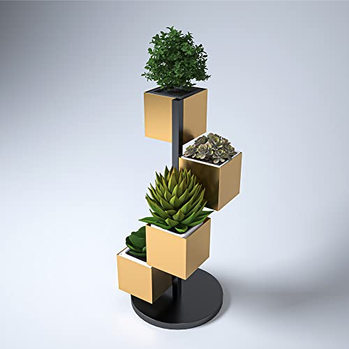 Image of DECOWORLD || Step Planter for Indoor, Living Room, Balcony or Outdoor|| Elegant Planter for Multiple Pots || Plant stand for Pots and Flowers || 4 Step Planter stand for Home decor