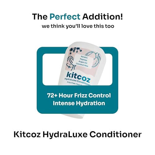 Image of Kitcoz Anti-Dandruff Shampoo, 1% Salicylic Acid & Ceramide Complex, 2x100ml | Clears flakes & buildup while soothing an itchy, irritated scalp