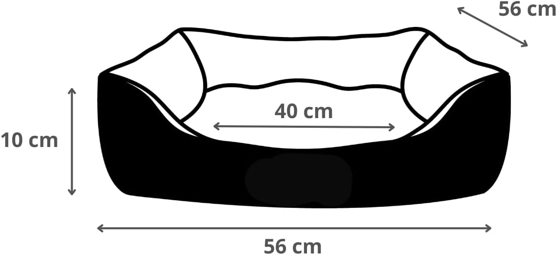 Cama PET dupla face com zíper para fácil remoção da espuma e lavagem (Médio, Verde e Tucano)