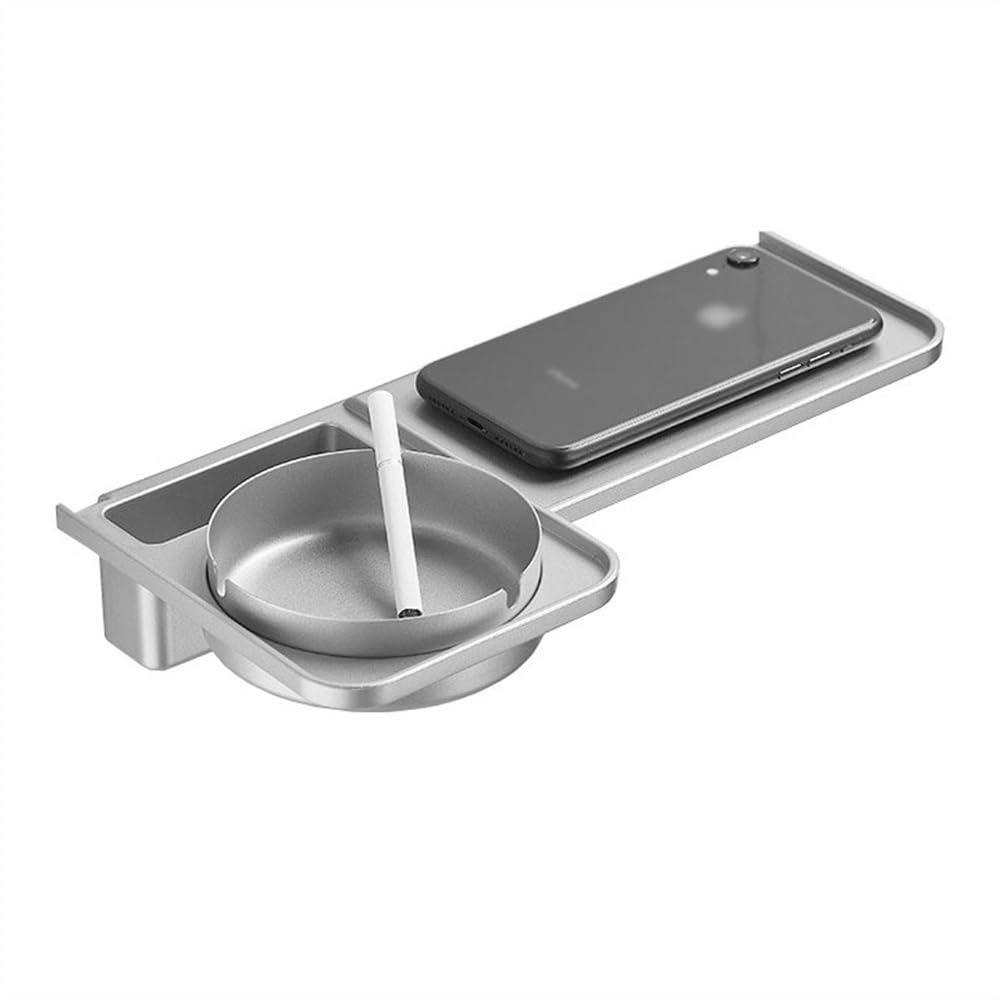 Estantes de baño sin taladro con cenicero de acero estantería de plástico moderna para ducha