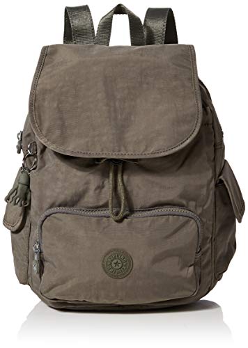 Kipling City Pack S  Mochila para Mujer  Verde  Seagrass   27 x 33.5 19 cm