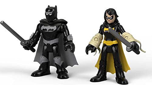 Fisher-Price Imaginext Dc Super Friends, Black Bat & Ninja Batman #TOP2