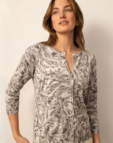 Image of Butterfly Print Cardigan with Buttons by Cable & Gauge