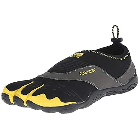 Body Glove Men's 3t Barefoot Cinch Water Shoe, Black/Yellow, 10 UK Cover