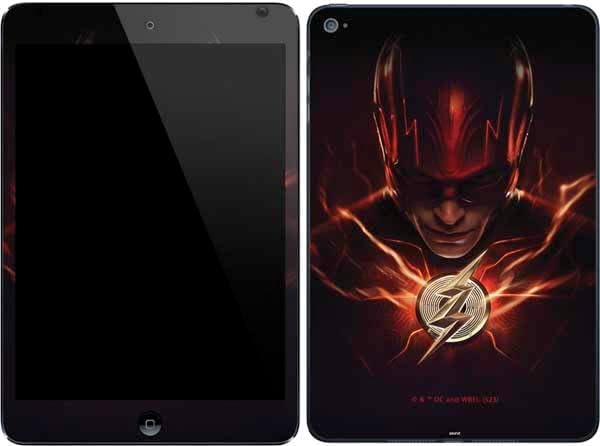 Skinit Decal Tablet Skin Compatible with iPad Mini 4 - Officially Licensed Warner Bros The Flash Movie: The Flash Poster Design