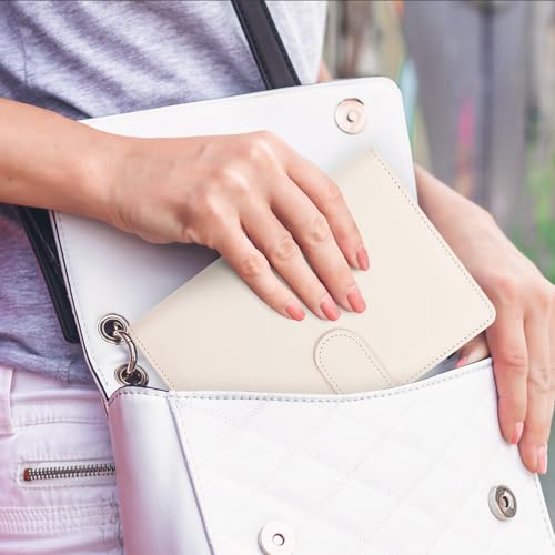 Image of SKYDUE Budget Binder with 8pcs Zipper Envelopes, Money Organizer for Cash with 12pcs Expense Budget Sheets & 24 Blak Sticky Labels, Budget Book with Cash Envelopes (Creamy Oatmeal)