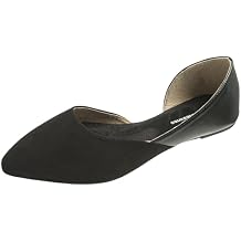 Alpine Swiss Anya Womens DOrsay Pointed Toe Ballet Flats Dressy Slip On Comfortable Shoes