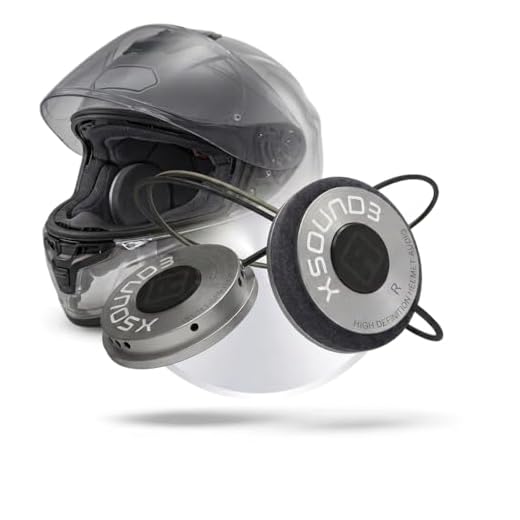 IASUS Premium Audio Motorcycle Helmet Speakers Work with Most Helmet Comms with Earbud Ports - The XSound 3 Drop in Helmet Headphones Speaker Kit Includes Accessories for a Quick Install