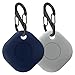 Produktbild Aocar Silikonhülle für Galaxy SmartTag, Stoßfeste Kratzfestes Silikon Case mit Karabiner für Galaxy SmartTag Tracker (2 Stück Marineblau+Beige)