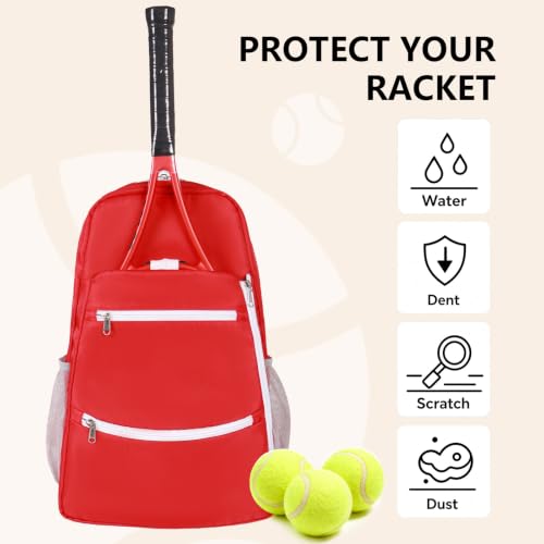 SSZYace Tennis Pickleball Racket Backpack, Water‑Resistant Multi‑Pocket Sports Bag for Men Women by SSZYace - Used condition - Image 5