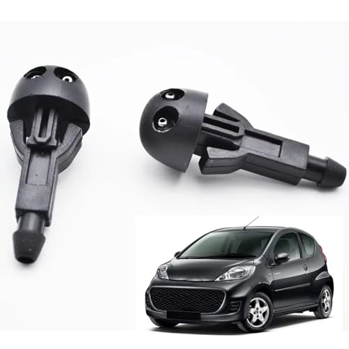 Buse de lave-glace avant compatible avec Toyota Aygo MK1 2005-2014 - 2 pièces - 2