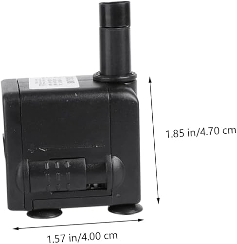 Miniatura 4 de VALICLUD Pequeña bomba de agua sumergible LED para acuarios y estanques de 12 V de baja potencia eficiente de energía adecuada para fuentes y peceras