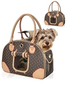 OUUTMEE Hundetasche Tragbarkeit, 42x18x31cm Hundetransporttasche bis 4 kg