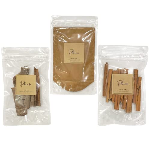 【3種シナモンセット】シナモンスティック50g シナモンホール 50g シナモンパウダー100g 無添加 カシア カシャ ハーブティー ハーブ シナモンスティック