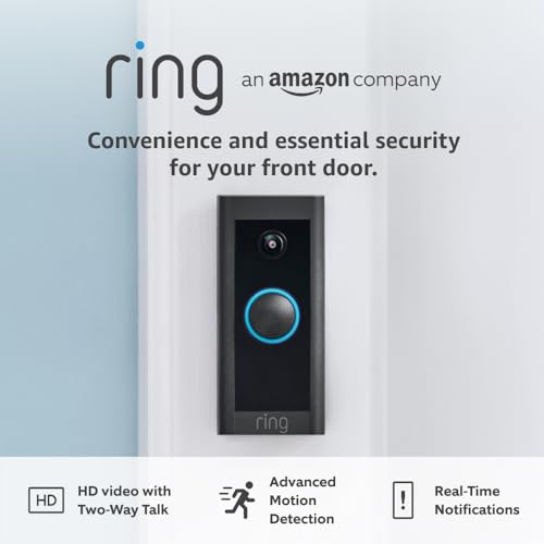 Ring Video Doorbell Wired | Doorbell Security Camera with 1080p H...