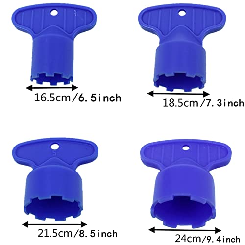 4 Pack Cache Faucet Aerator Key Removal Wrench Tool With 4 Pieces Faucet Aerator For M 16.5 18.5 21.5 24 Cache Aerators(4 Size) #TOP4
