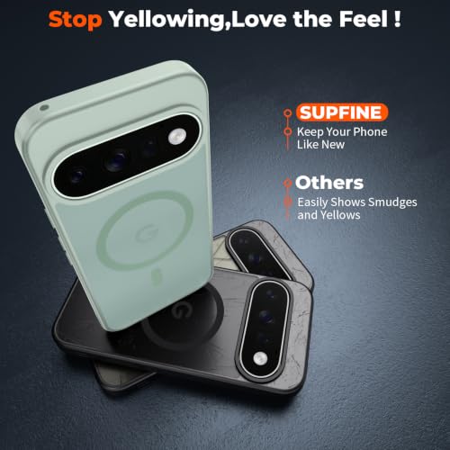 Image of SUPFINE Magnetic for Google Pixel 11 Pro XL Case - Light Green