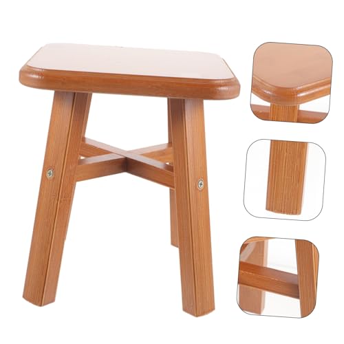 Ahorro de espacio con el taburete plegable de madera de 3 escalones para el hogar 3